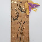 Dandelion orange papillon violet 2